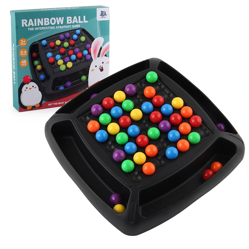 Children's educational colorful rainbow puzzle toy