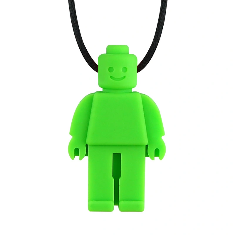 Silicone gutta percha sensory chewing Pendant