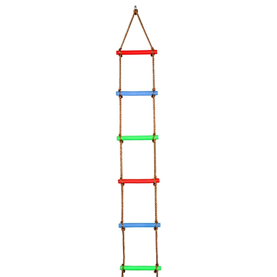 Children climbing ladder