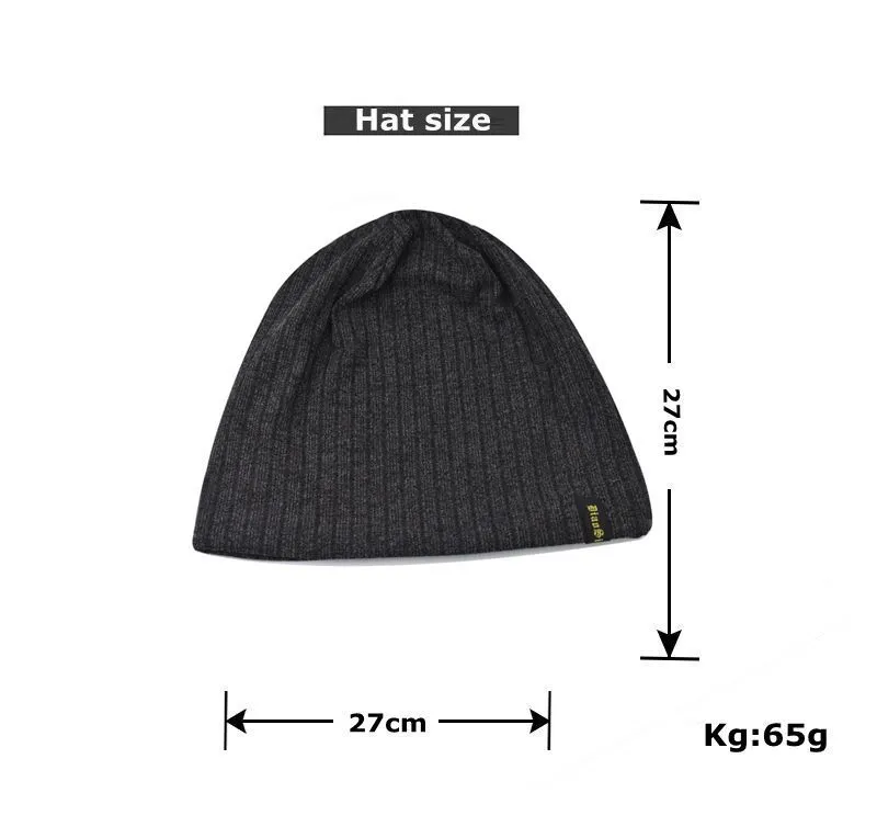 Baotou Thin Letter Embroidery Knitted Pile Hat