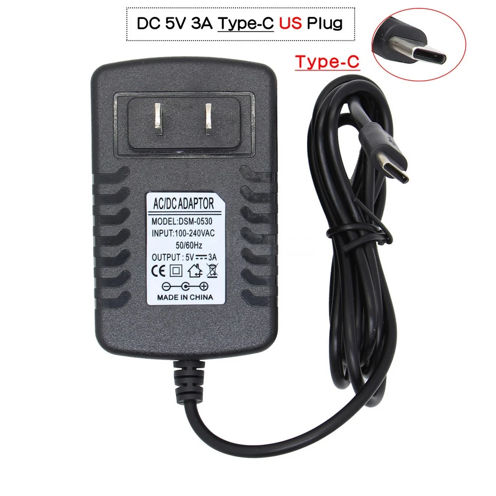 Raspberry Pi 4th Generation Power Supply 5V 4A Type-C Adapter