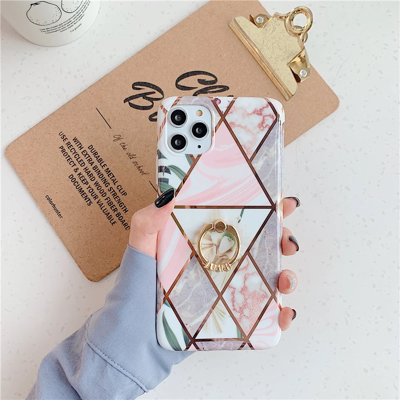 Compatible with Apple, Stitching Flowers IPhone Mobile Phone Case