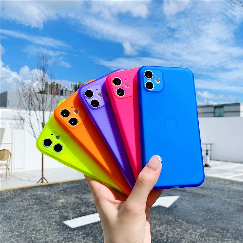 Compatible with Apple, Fluorescent Skin Feel Tpu Iphone Case