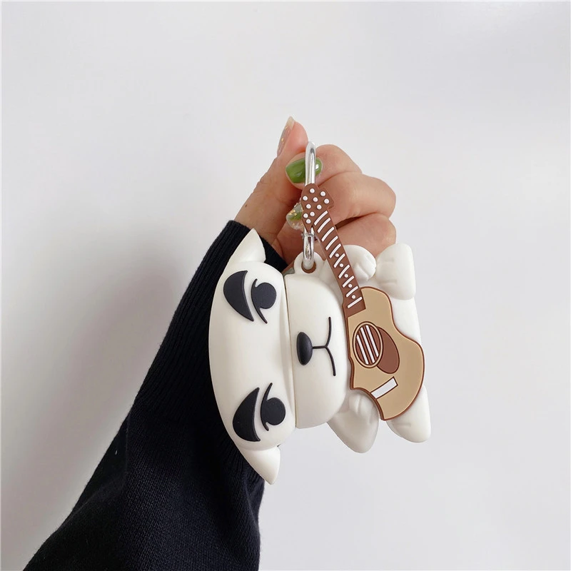 Compatible with Apple, Fun And Cute Guitar Puppy AirPods Pro Headphone Case