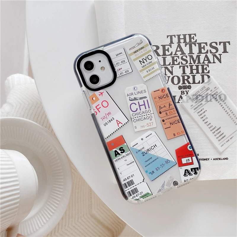 Tide Brand Label Letter Mobile Phone Case For Apple