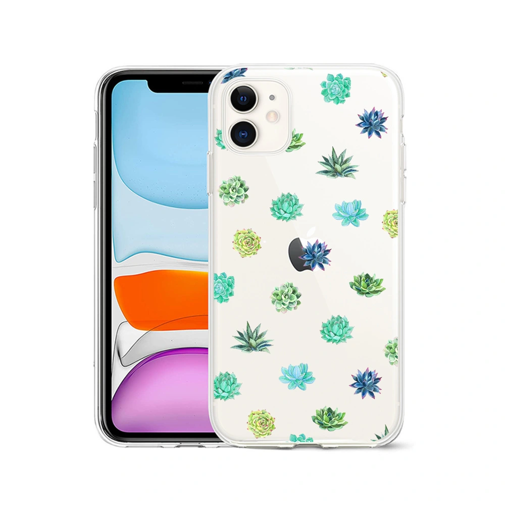 Tropical Succulent Cactus Suitable For Apple 12 Mobile Phone Case