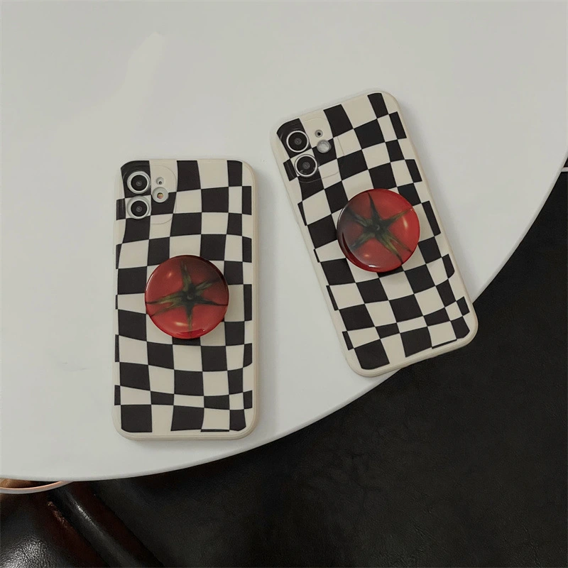 Black And White Checkerboard  Mobile Phone Case