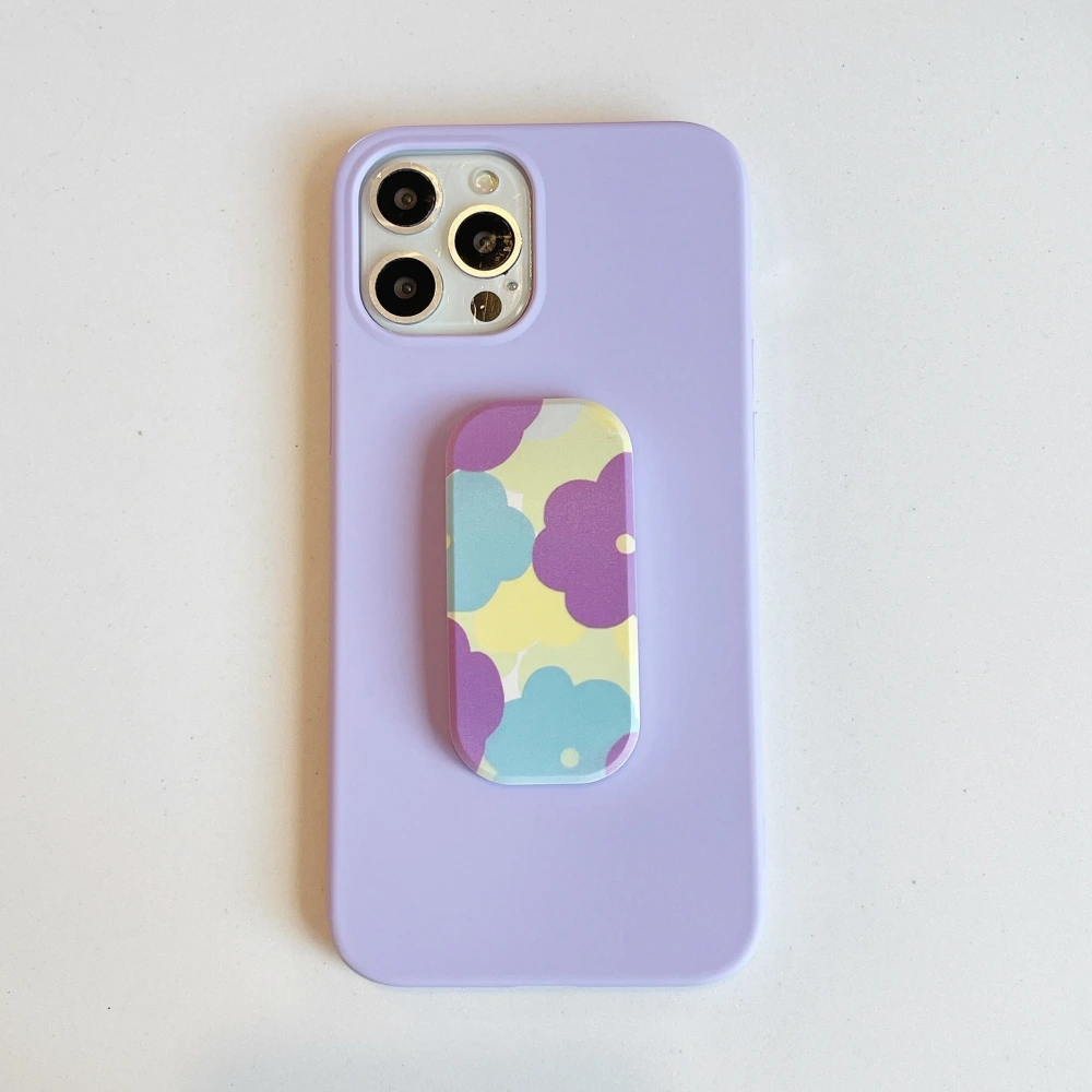 Flower Push-pull Bracket Phone Case