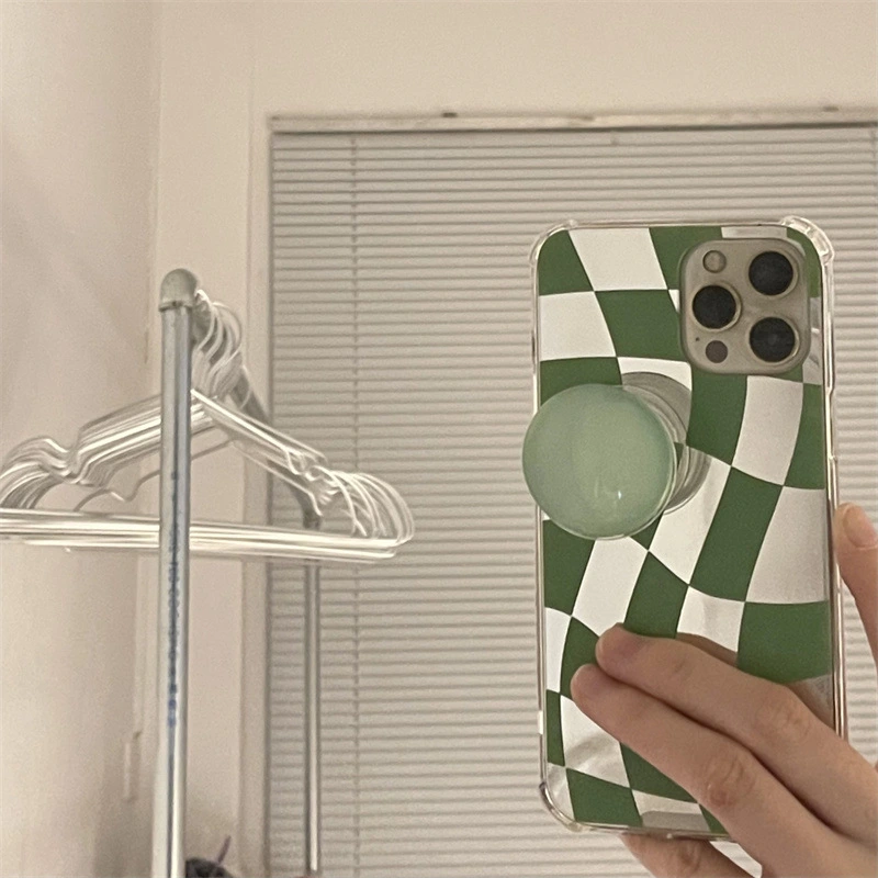 Mirror Checkerboard Mobile Phone Case