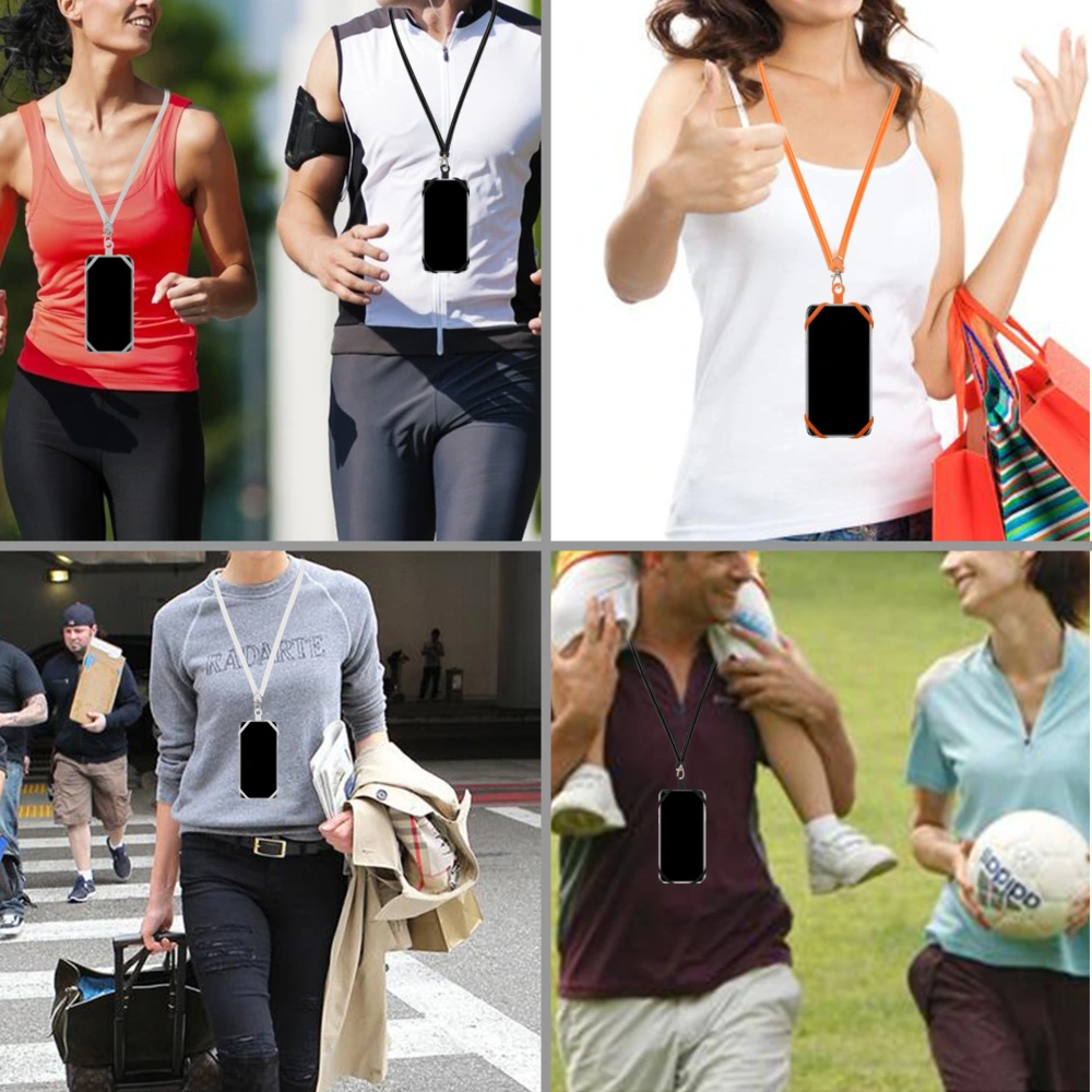 Portable Anti-drop Universal Mobile Phone Silicone Lanyard