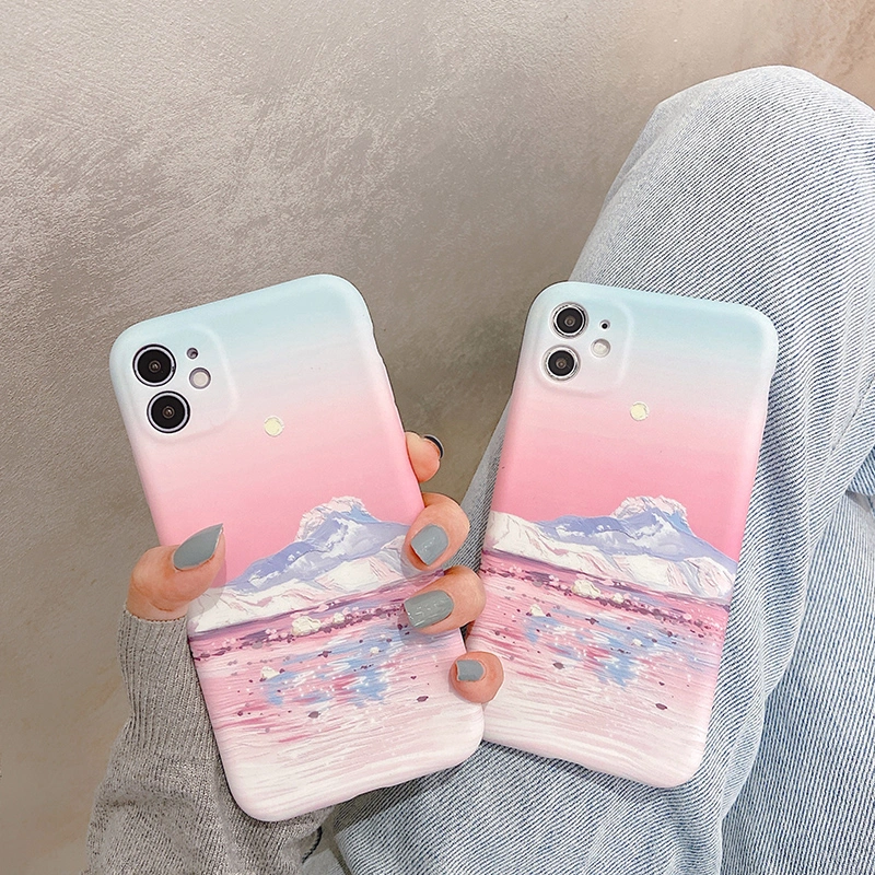 Beautiful Sunset Snow Mountain Mobile Phone Case