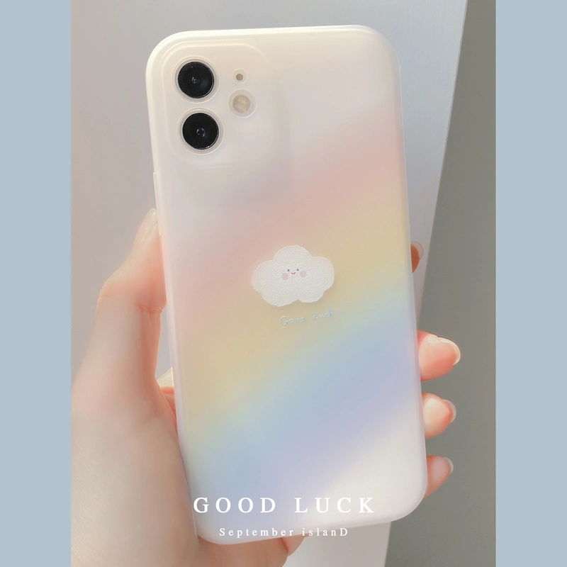 New Original Small  Rainbow Phone Case All-inclusive Matte