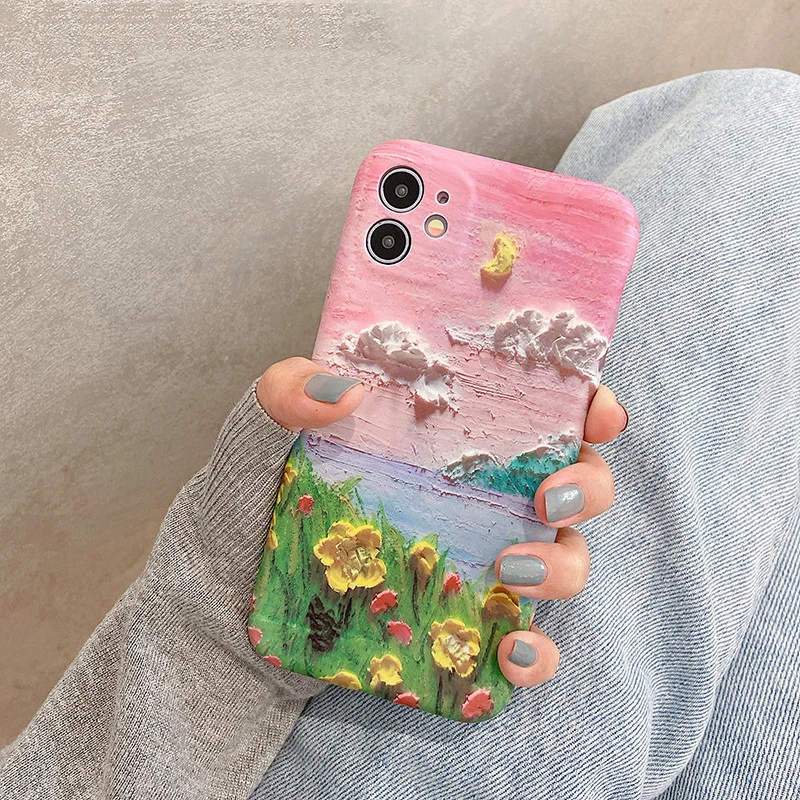 Personalized Creative Oil Painting Mobile Phone Case