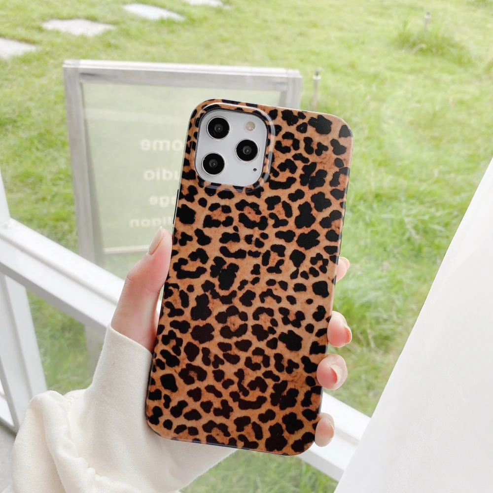 Applicable Wave Point Shell Seed Leopard Print Mobile Phone Soft Shell