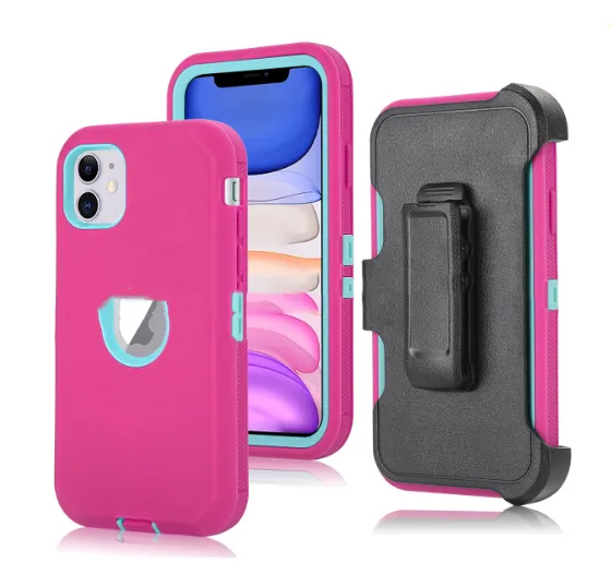 Silicone Solid Color All Inclusive Anti Drop Phone Case