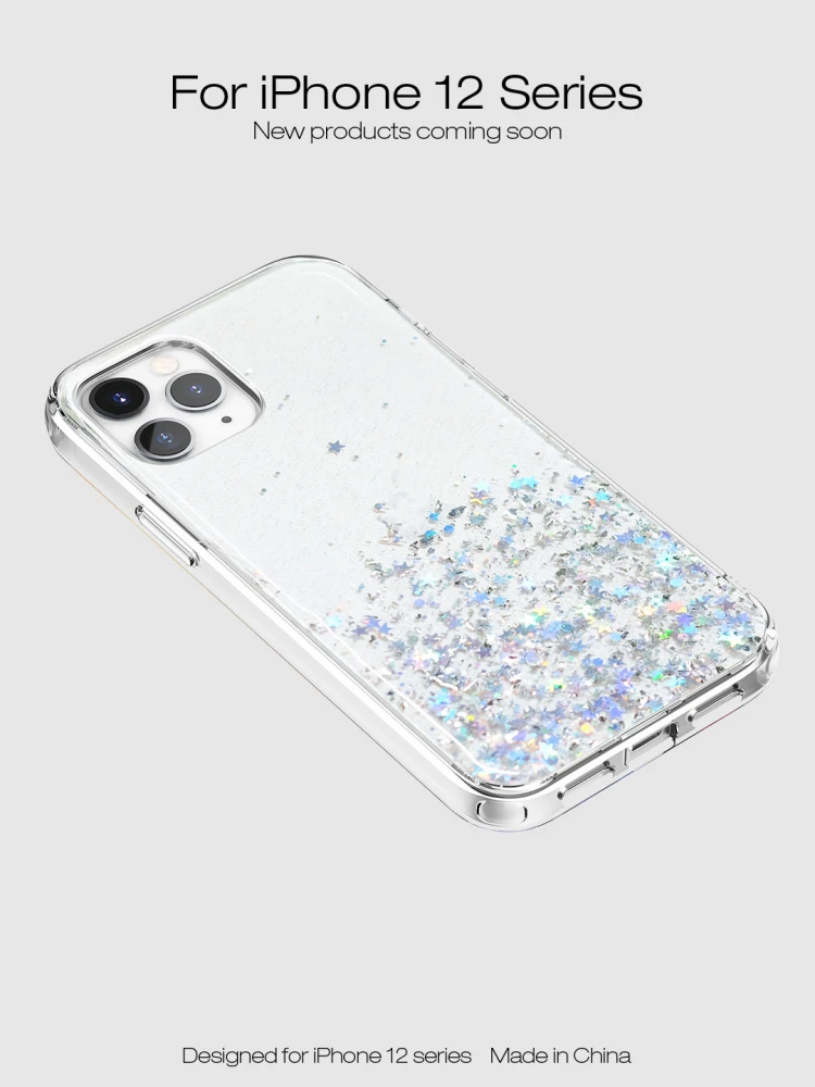 Star Glitter Airbag Anti-drop Transparent Mobile Phone Case