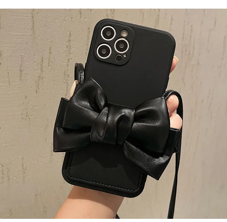 Card Bag Bow Knot Oblique Hanging All Inclusive Fashion Shell