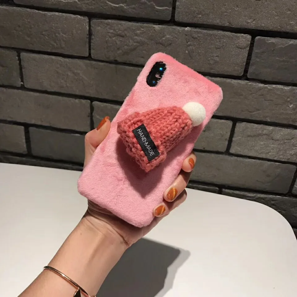 Cute Plush Phone Case To Warm Your Hands