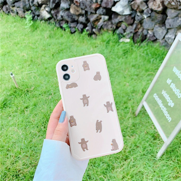 Cute cartoon animal mobile phone case