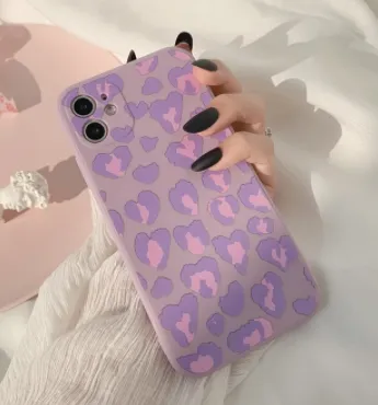 Frosted silicone phone case