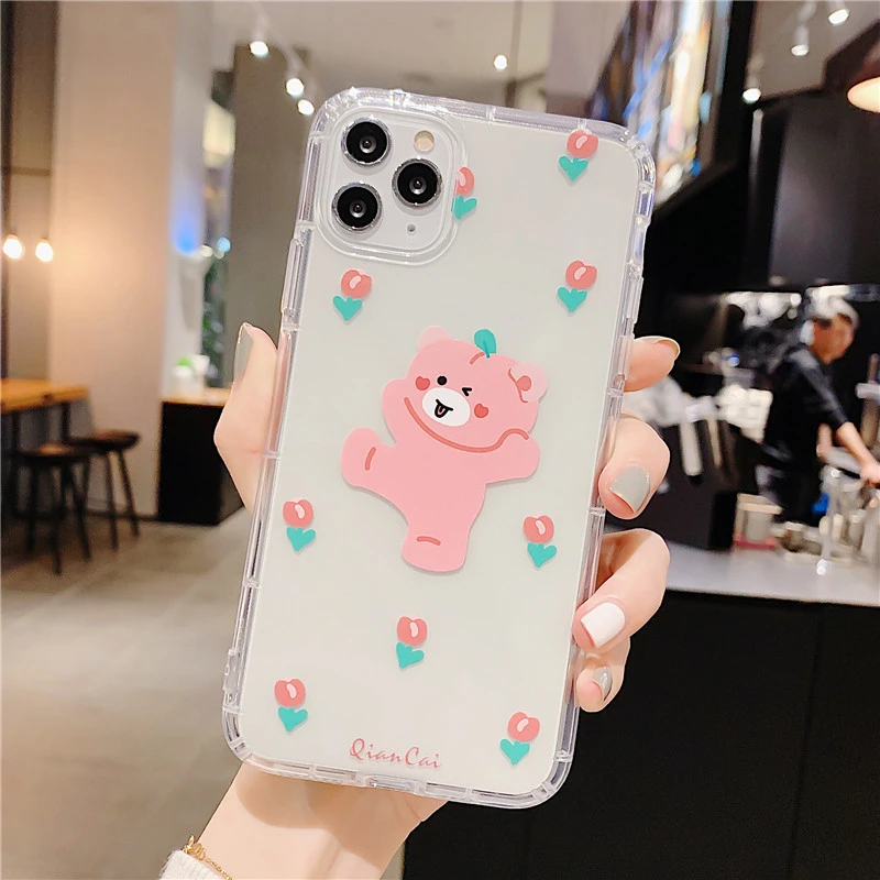 Cartoon bear mobile phone case