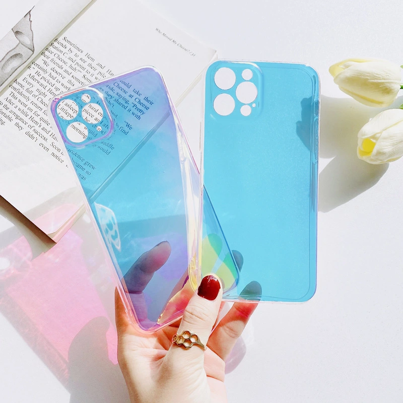 New Colorful Light And Thin XR Transparent Anti-Fall Case