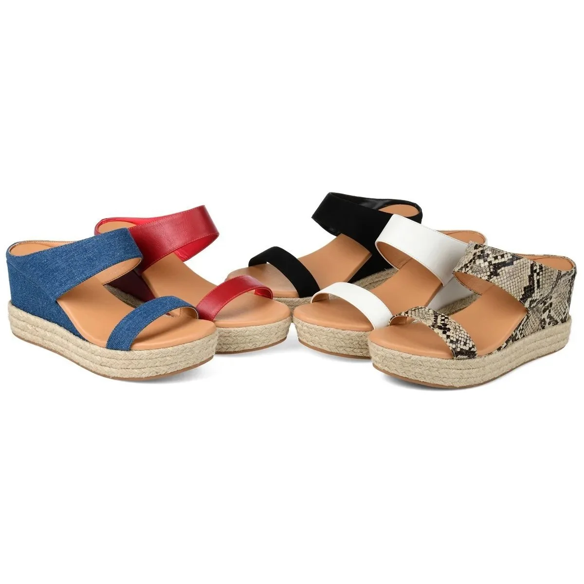 Hollow platform non-slip sandals