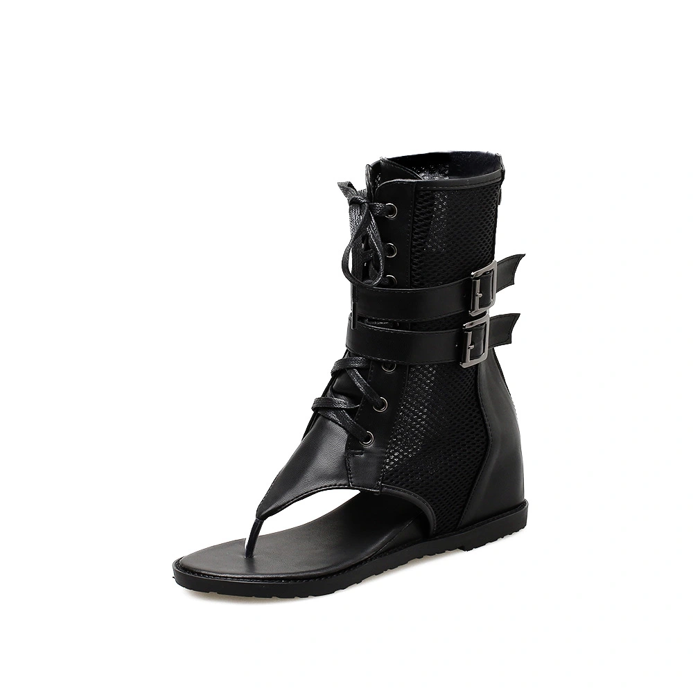 Wedge Comfortable Belt Buckle Women's Shoes