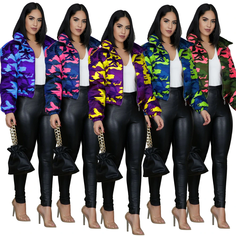 Fashion Autumn And Winter New Style Cotton Jacket Camouflage Jacket