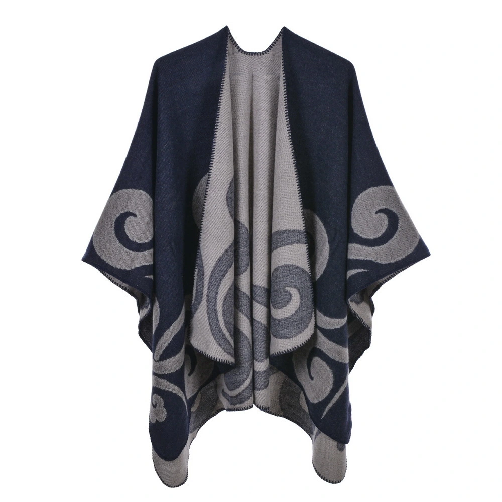 Ladies Retro Split-end Warm Imitation Cashmere Scarf
