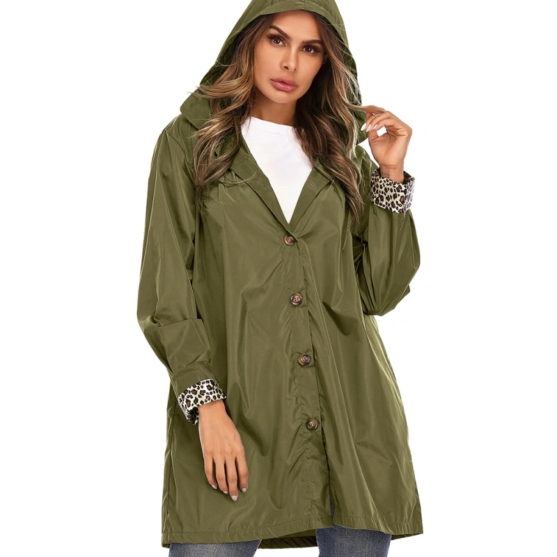 Women's coat windbreaker fluffy