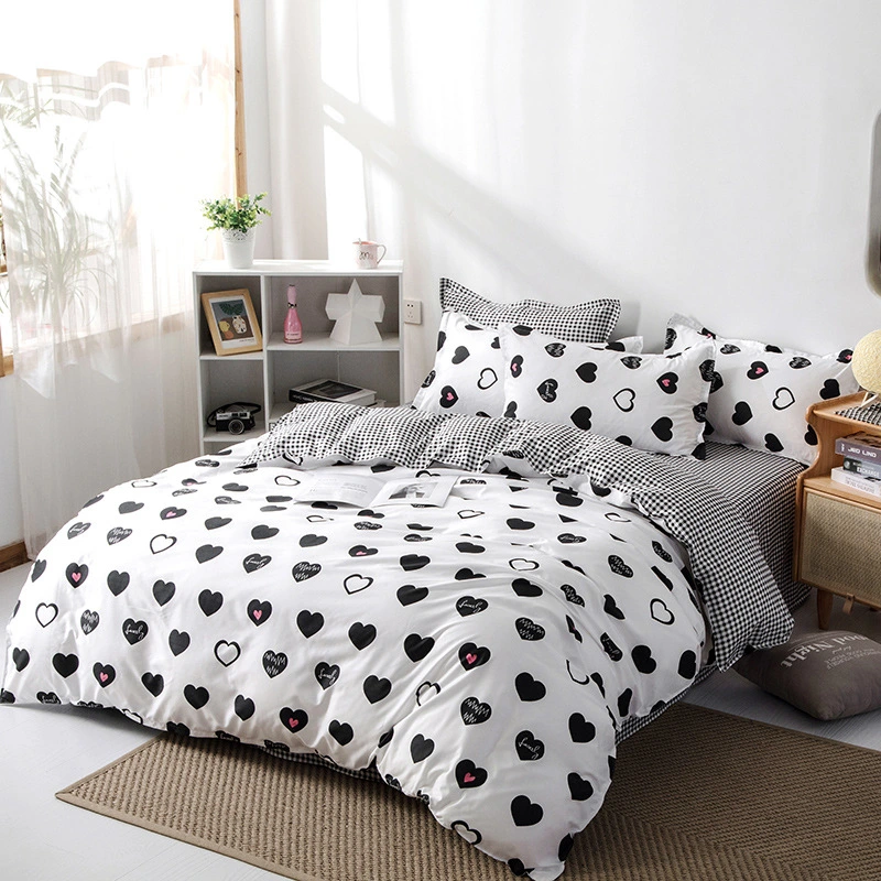 Aloe Cotton Simple Style Fashion Bedding Four-piece Set