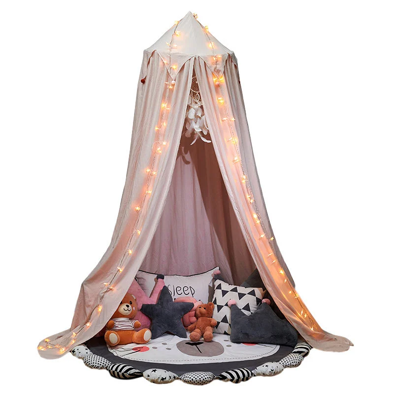 Dome Crib Curtain Shading Wind Curtain Decorative Mosquito Net Installation