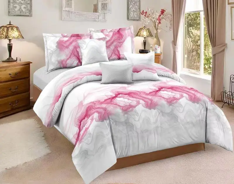 Aliexpress Zinc Hot Selling Bedding Abstract Art Ink Quilt Cover Pillow Case No Sheet Set