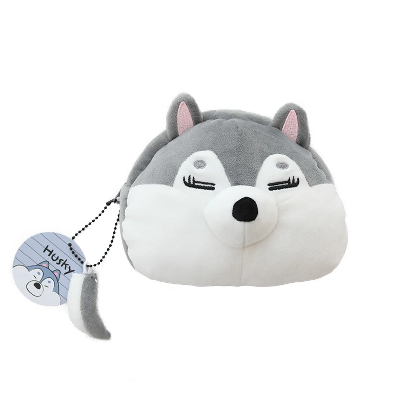 Shiba Inu Husky Dumpling Pendant Pet Dog Cosmetic Bag Keychain