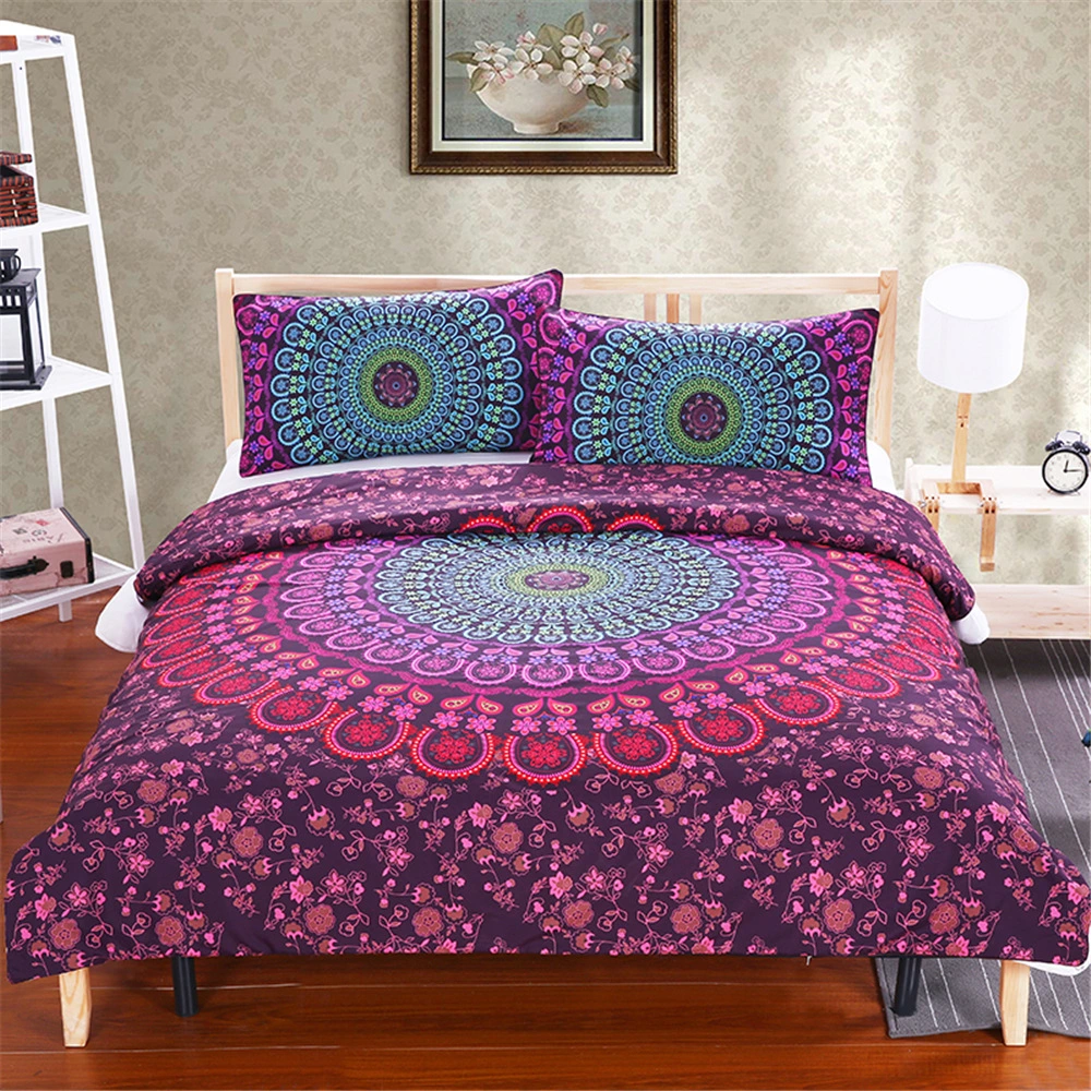 Bohemian Quilt Four Piece Set