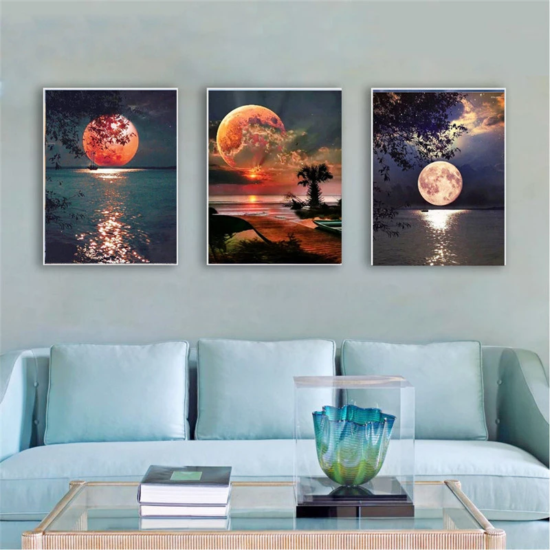 Full Diamond Sunset Sunset 5d Diamond Painting