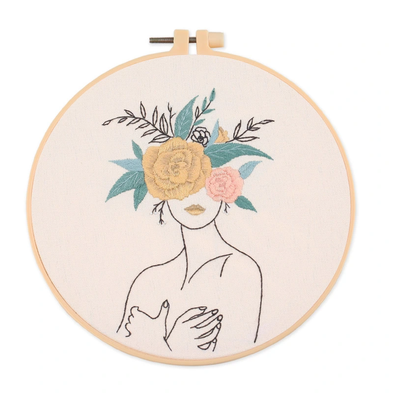 Person Hand Embroidery Kit