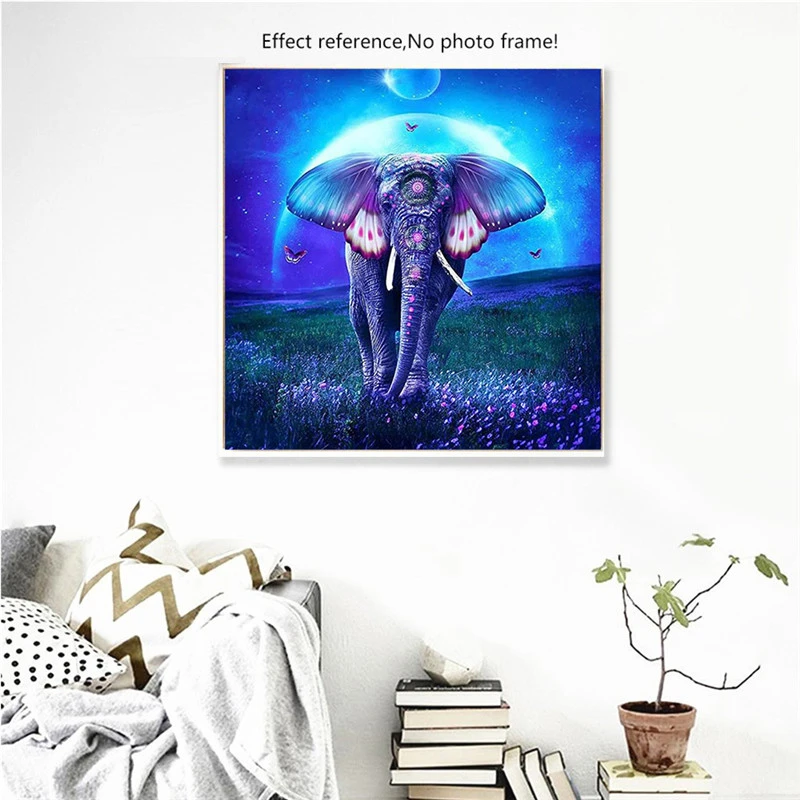 5d Diamond Painting Explosion Style Elephant Series Masonry Sticker Diamond Painting