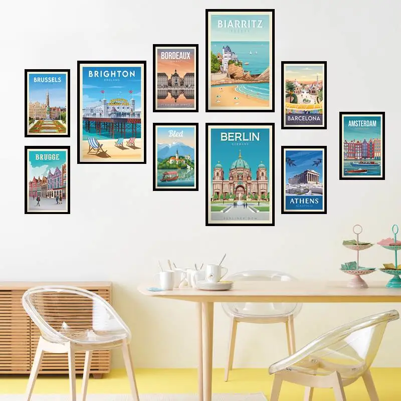 Travel City Poster Netherlands High Quality Bedroom