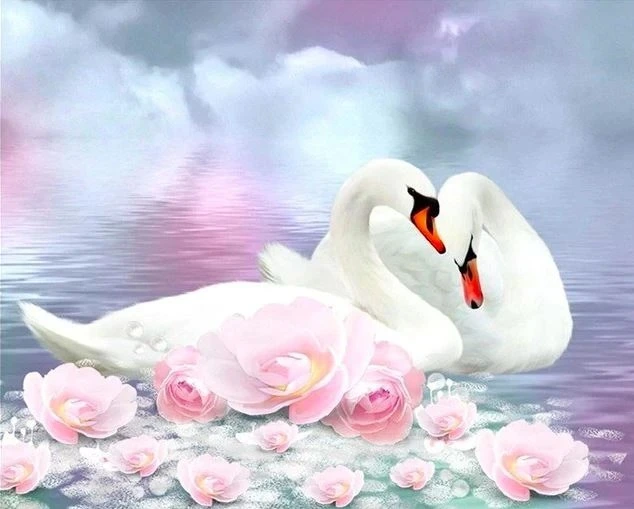 Swan Diamond Painting