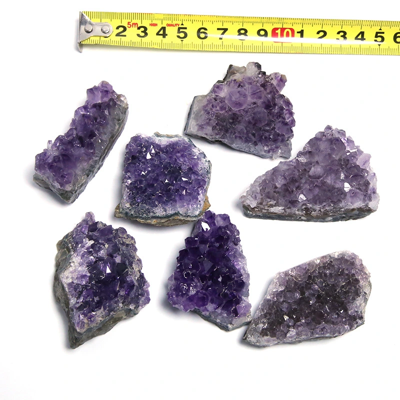 2-3.5cm Natural Uruguay Amethyst Crystal Cluster Tumbled Stone