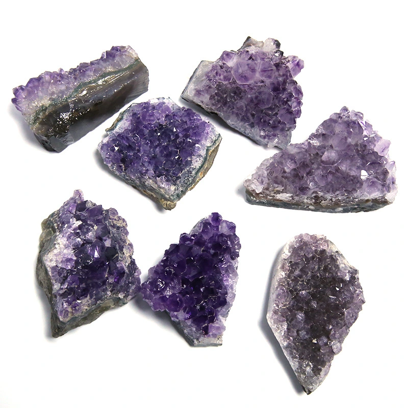 2-3.5cm Natural Uruguay Amethyst Crystal Cluster Tumbled Stone