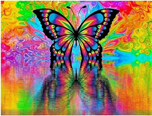 Interior decoration butterfly diamond painting