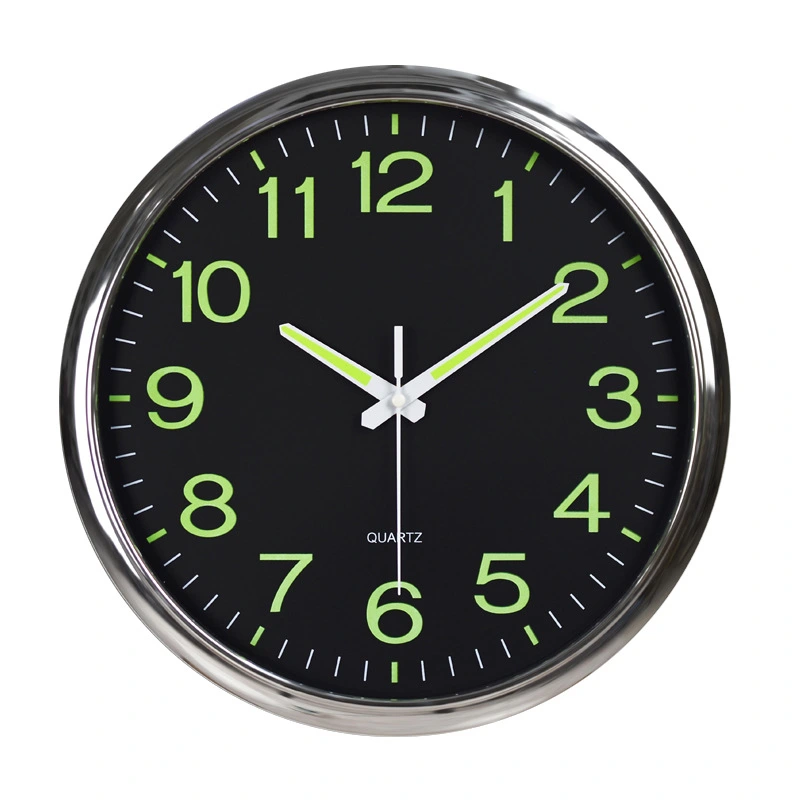 12 Inch 30Cm Luminous Plastic Wall Clock Quartz Clock Bedroom Living Room Wall Clock Simple Clock Custom