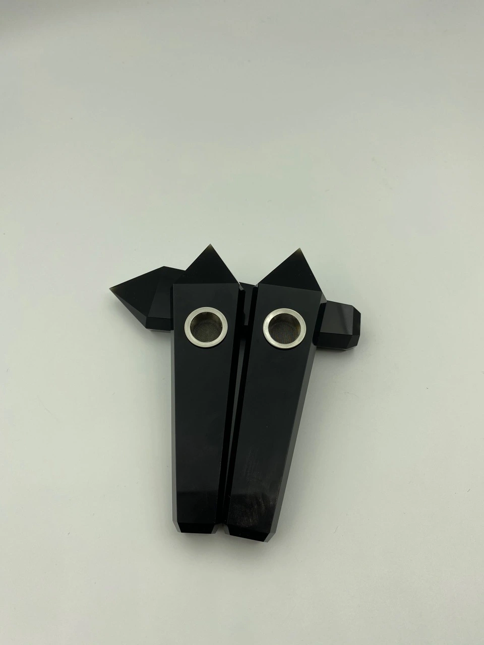 Factory Wholesale Natural Rough Polished Obsidian Cigarette Holder