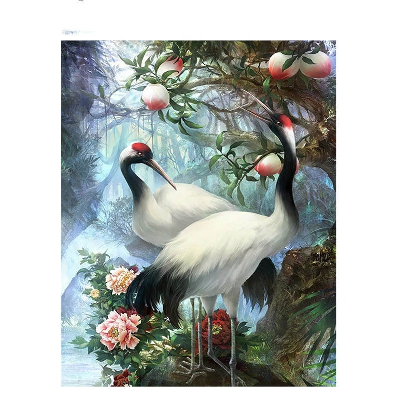 Digital Oil Painting Frameless Flower Landscape Character Animal Photo Decoration