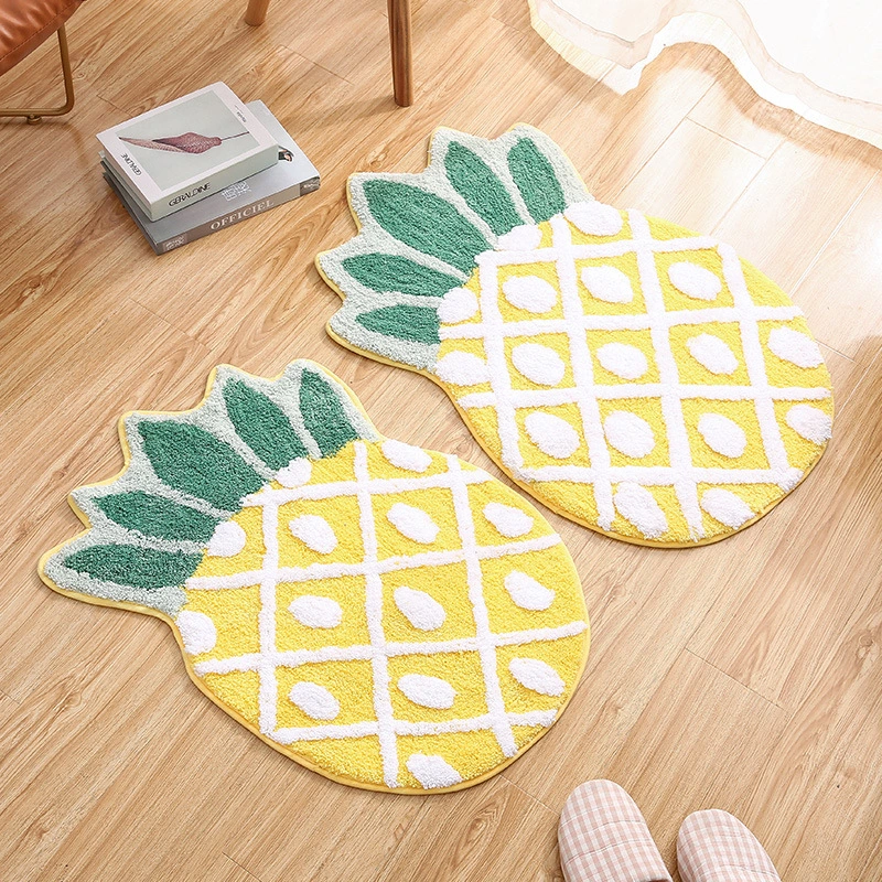 Watermenlon Bath Mat Water Absorbent Bathroom Carpet Anti Slip Floor Mat