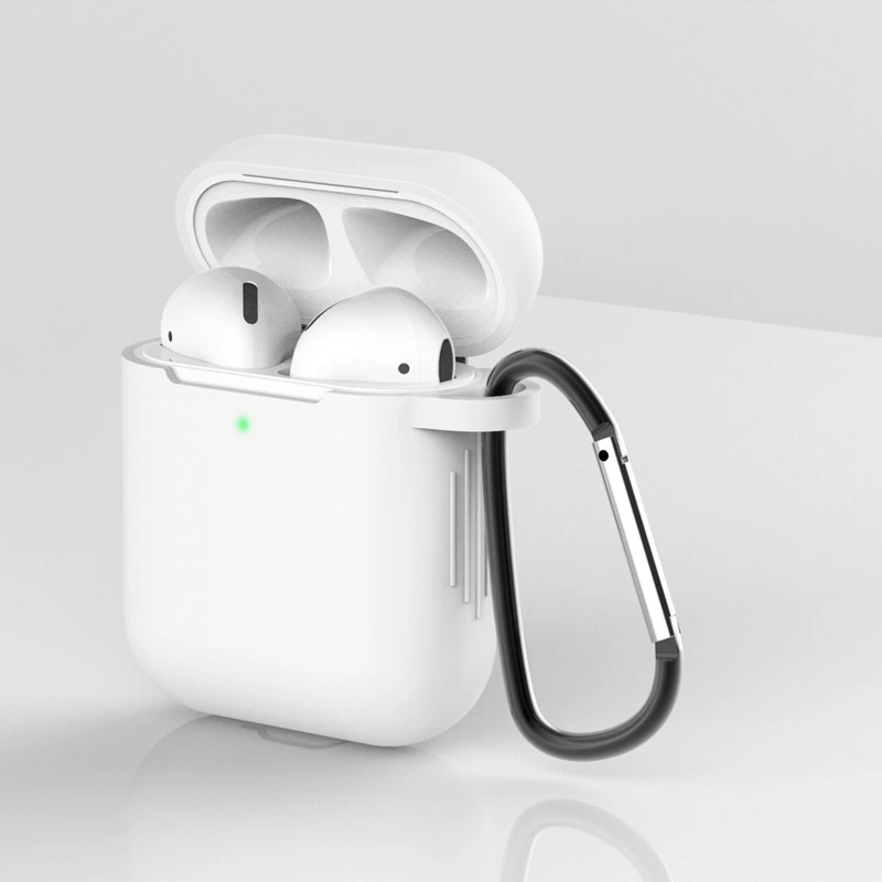 Compatible with Apple, Airpods Universal Bluetooth Headset Case Liquid Silicone Dust-proof And Anti-fall Protective Case