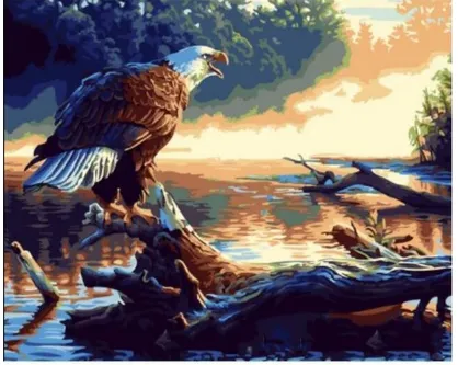 Eagle Screeching -  Painting By Numbers Kit